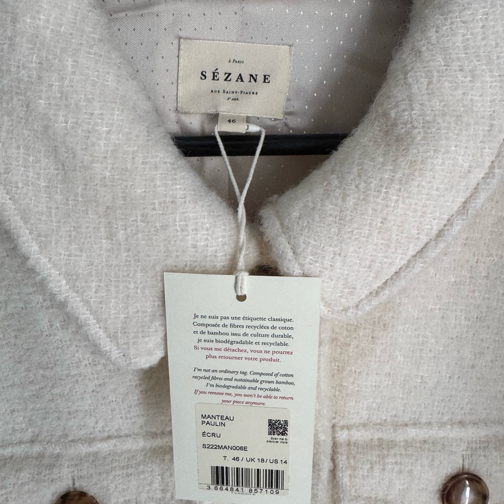 Sézane Paulin Coat - Picture 5 of 6